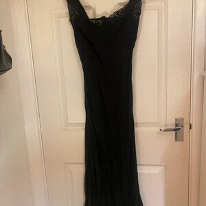 Long black dress